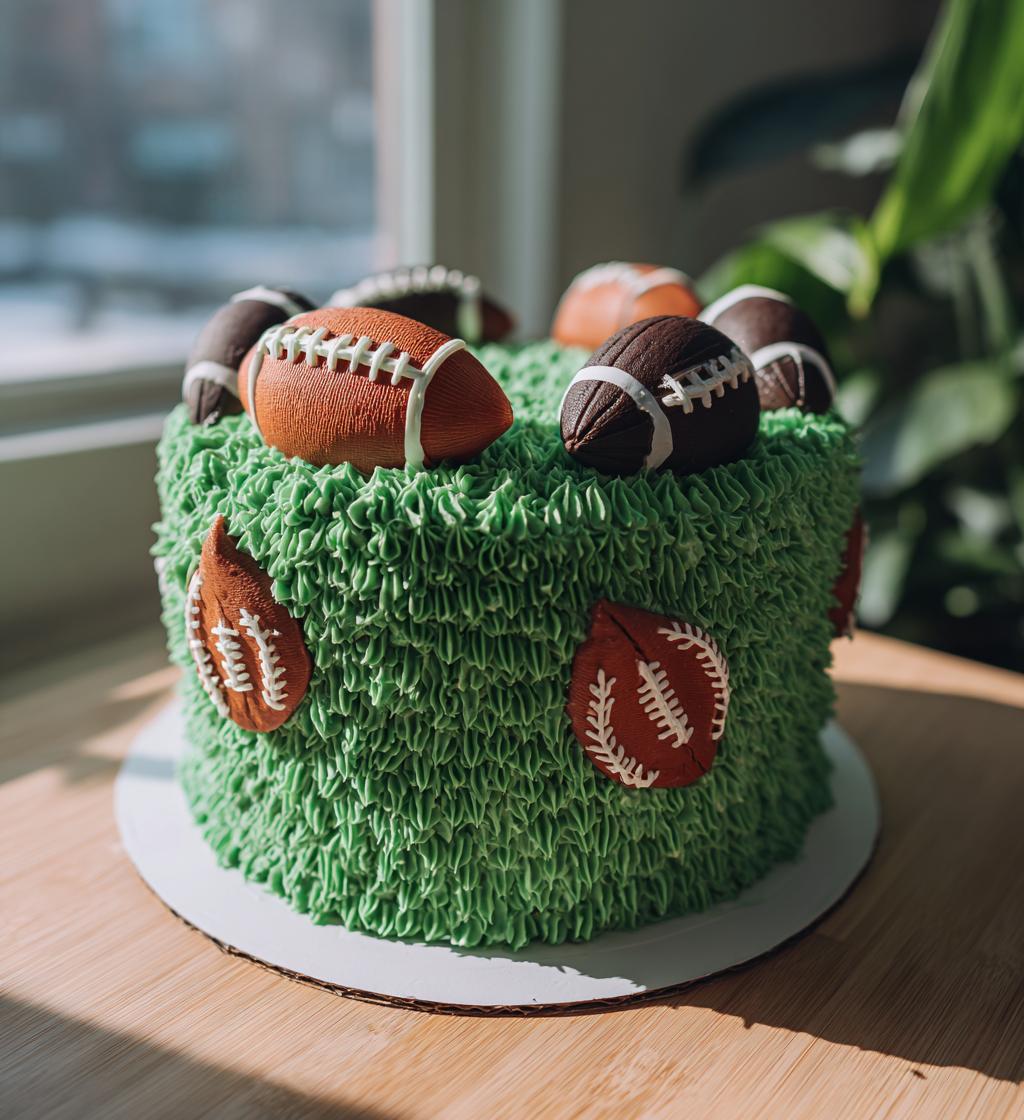 football baseball cake