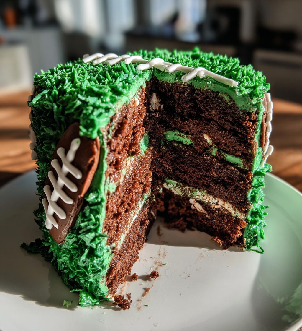 football birthday party cake