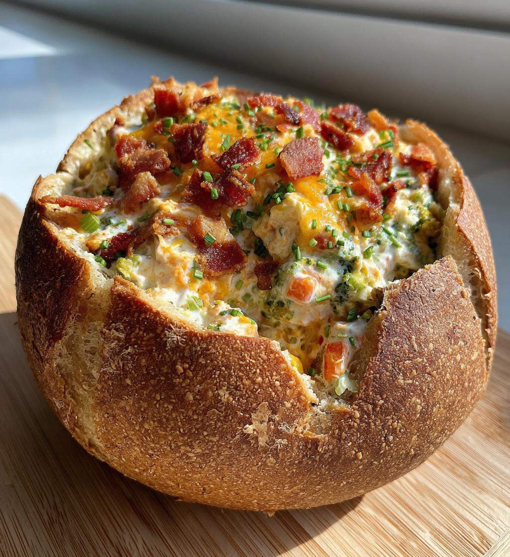 football bread bowl