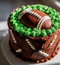 football cake 1st birthday