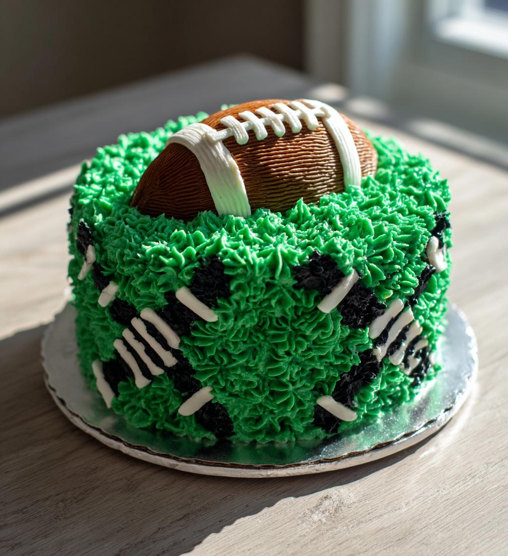 football cake smash