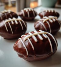 football chocolate covered oreos