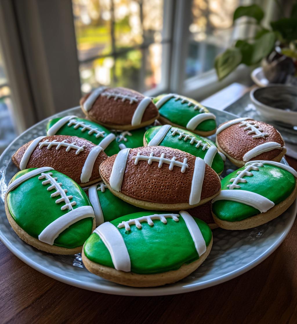 football cookies easy