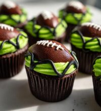 football cupcake cakes