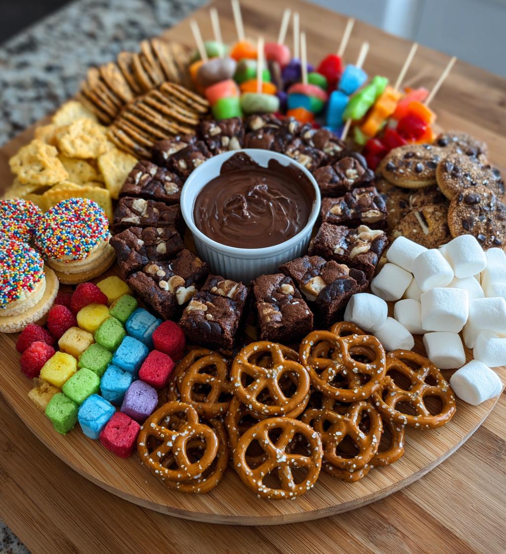football dessert board