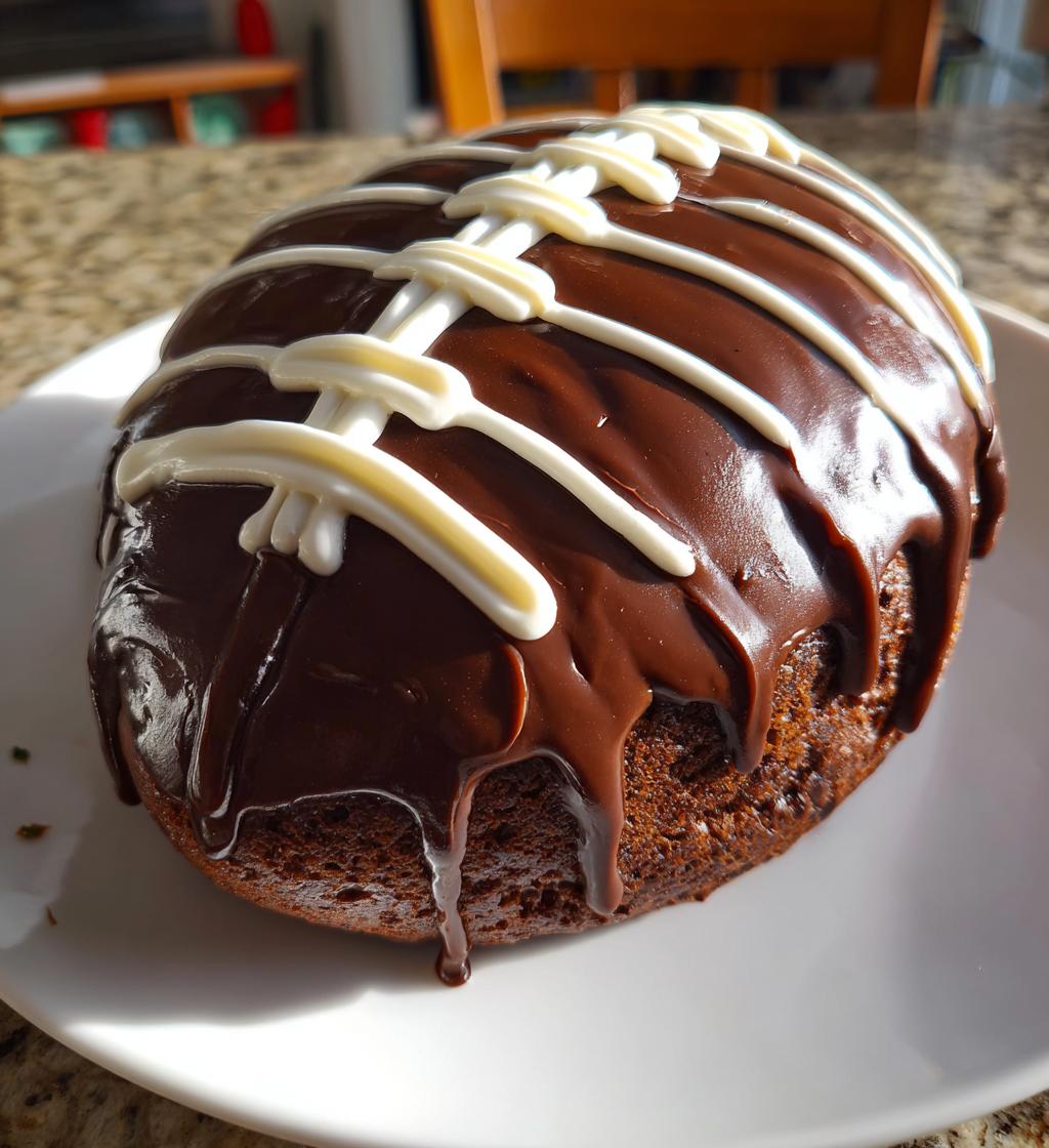 football dessert