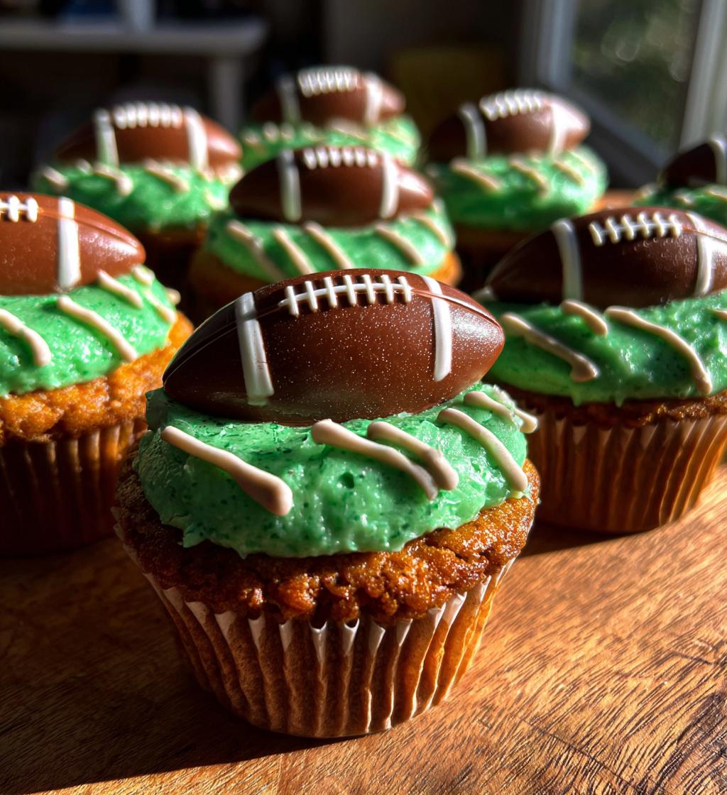 football field cupcakes