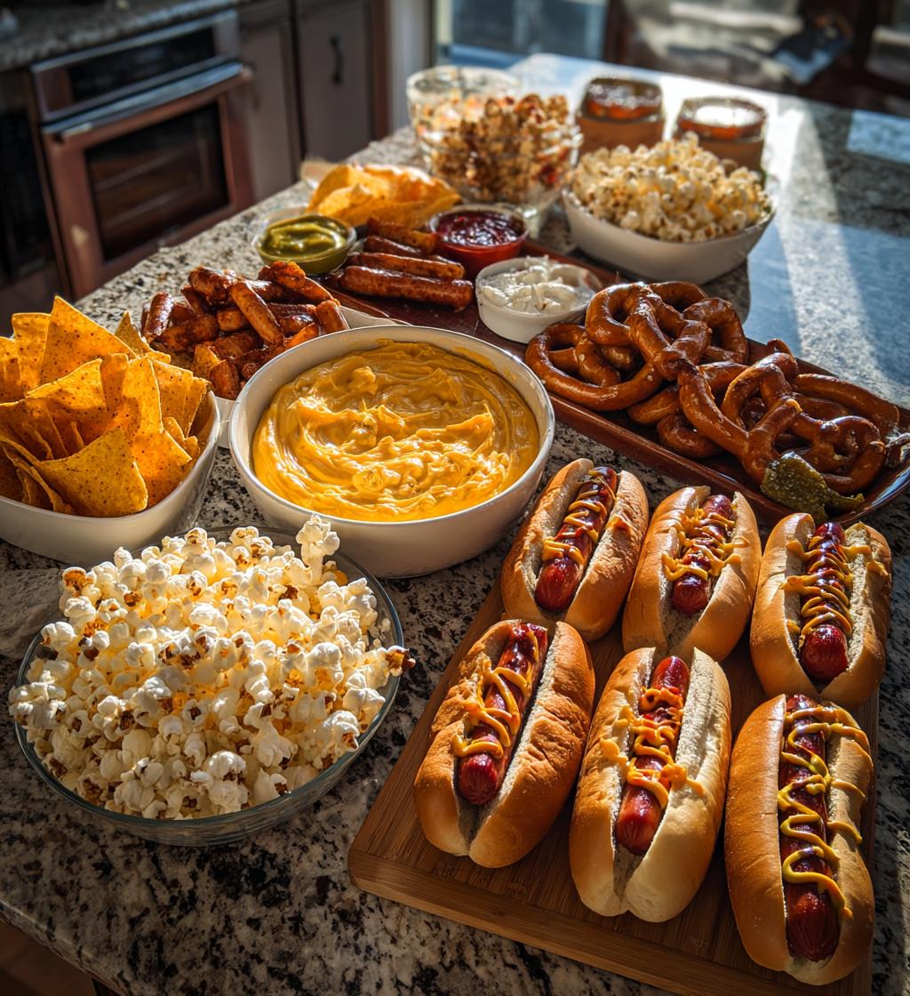 football field food