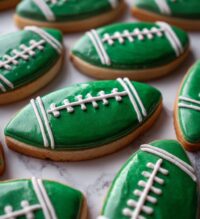 football field sugar cookies