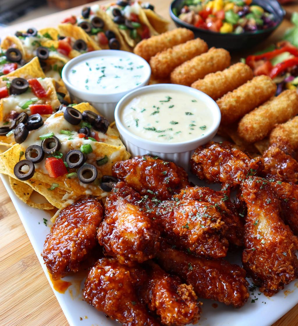 football food ideas appetizers