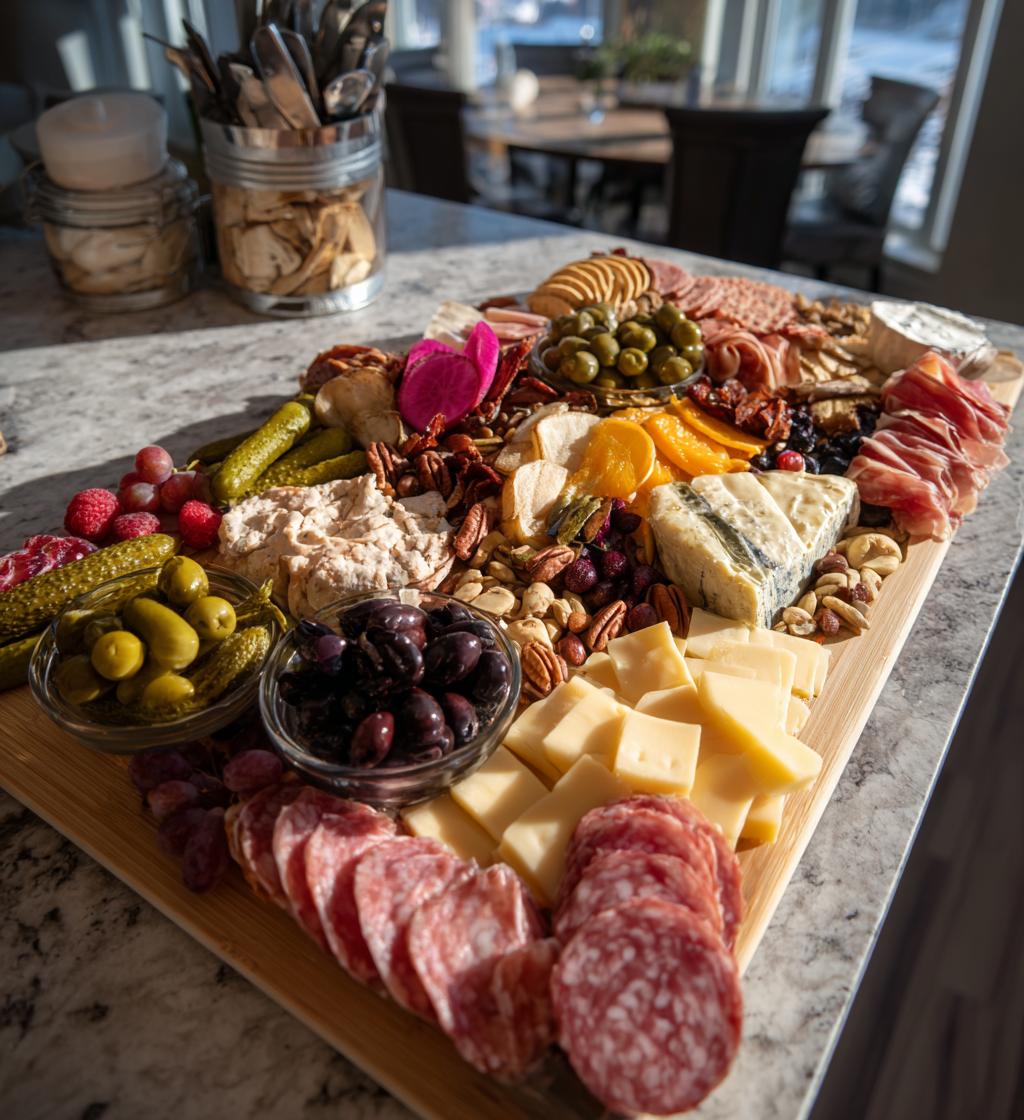 football game day charcuterie board