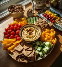 football healthy party food