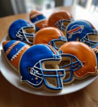 football helmet cookie
