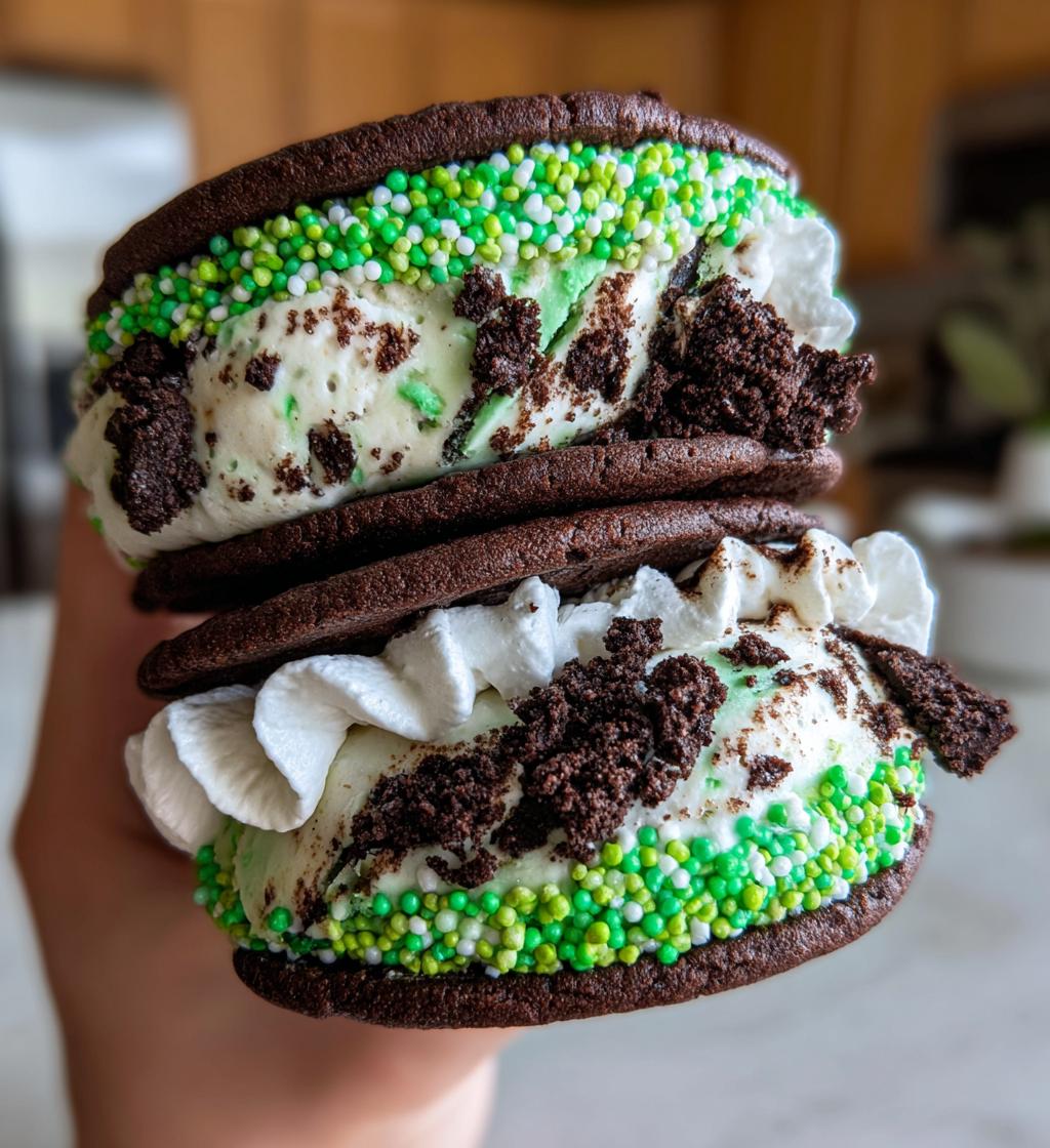 football ice cream sandwiches