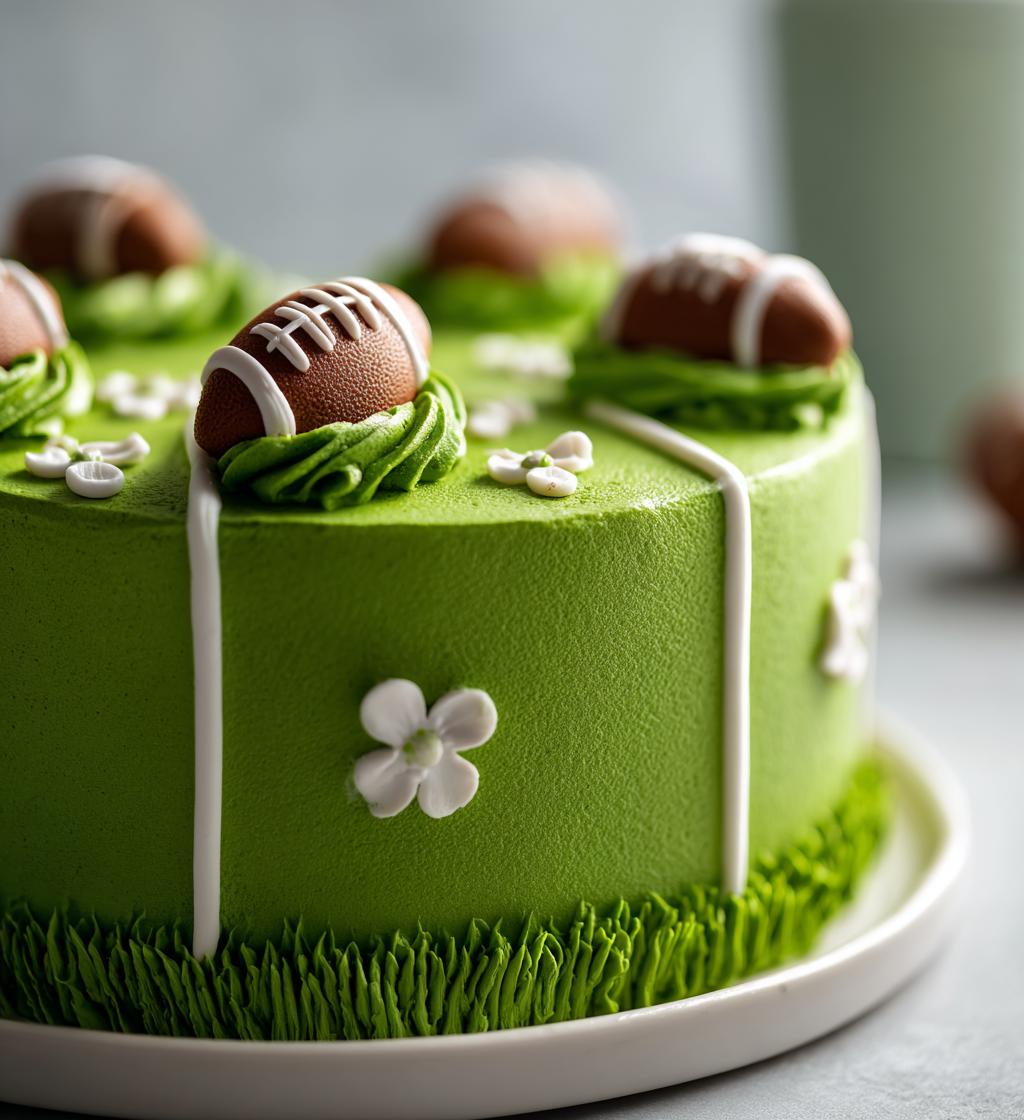 football inspired cake