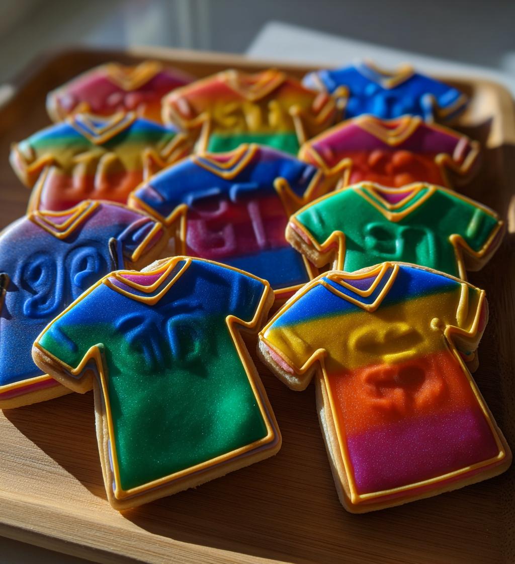football jersey cookies