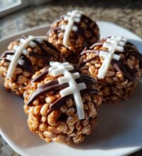 football rice crispy treats