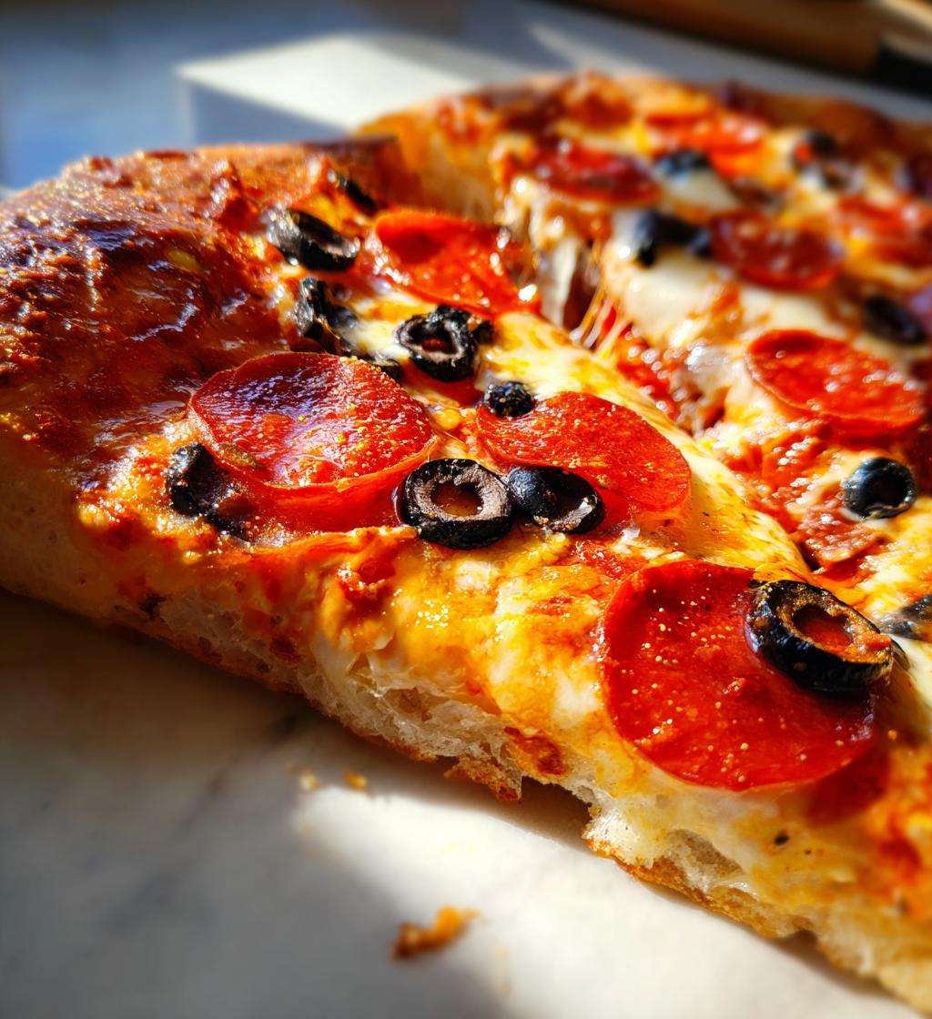 football shaped pizza