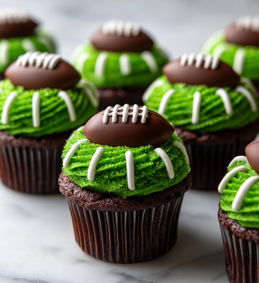 football stadium cupcakes