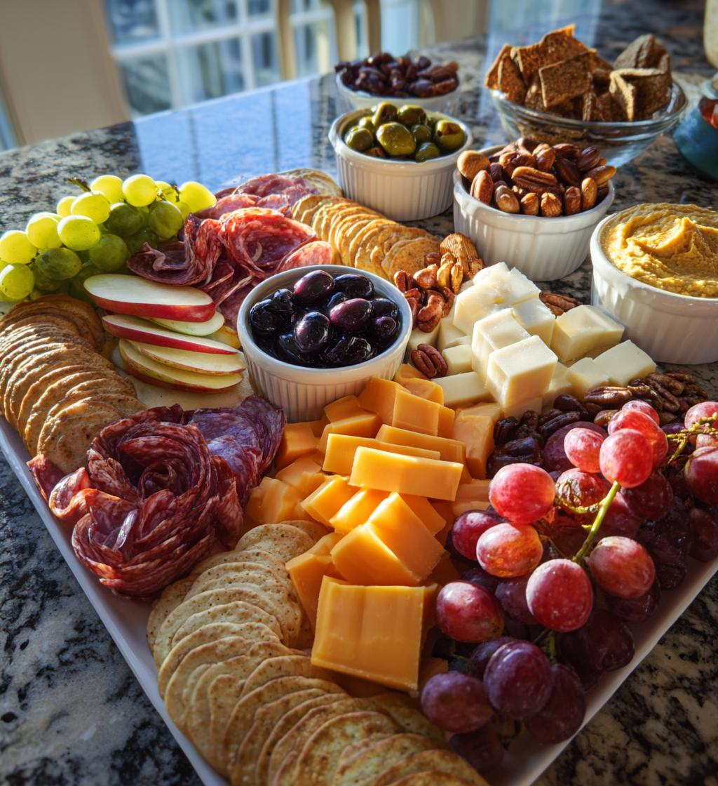 football sunday charcuterie board