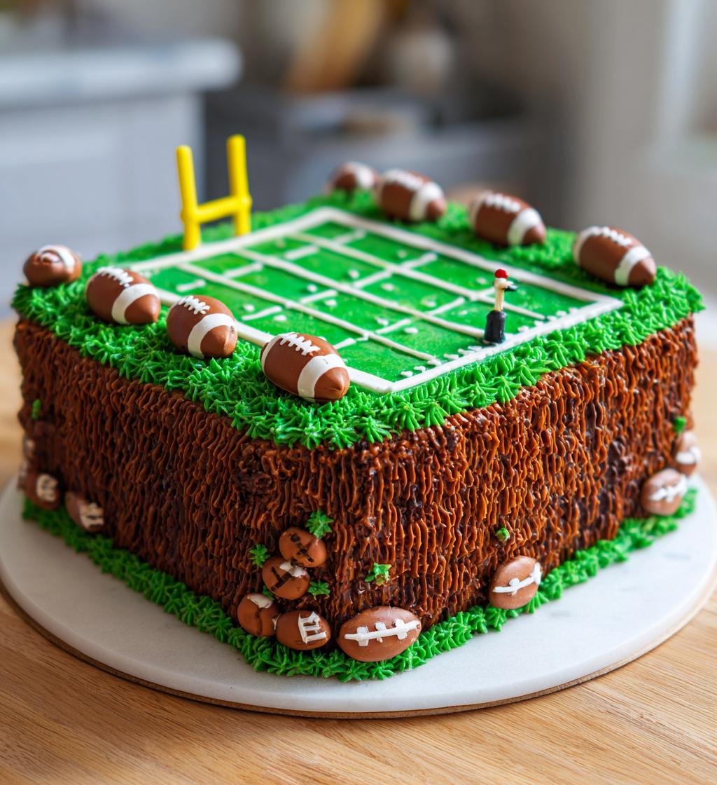 football theme cake ideas