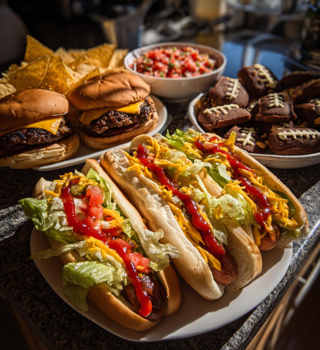 football theme party food