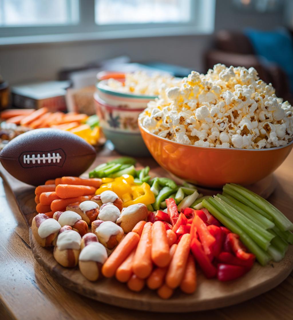 football themed birthday party food