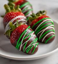 football themed chocolate covered strawberries