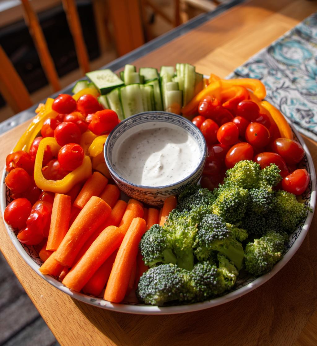 football veggie tray
