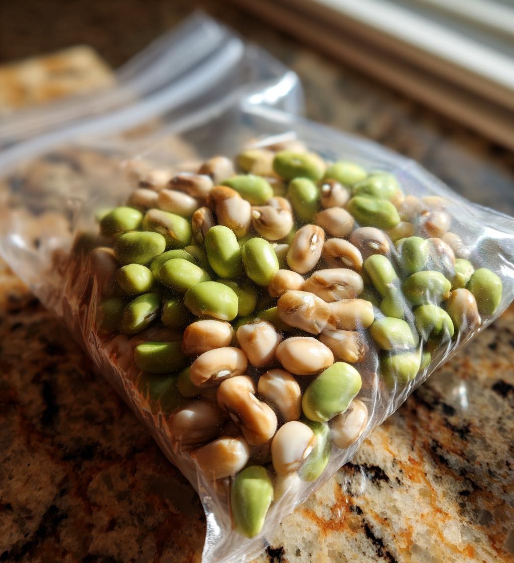 freezing fresh black eyed peas
