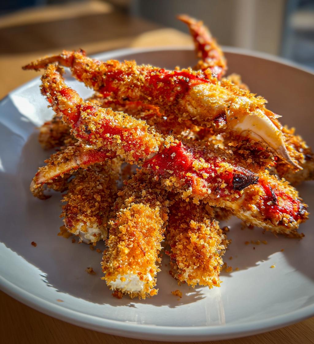 fried king crab legs recipes