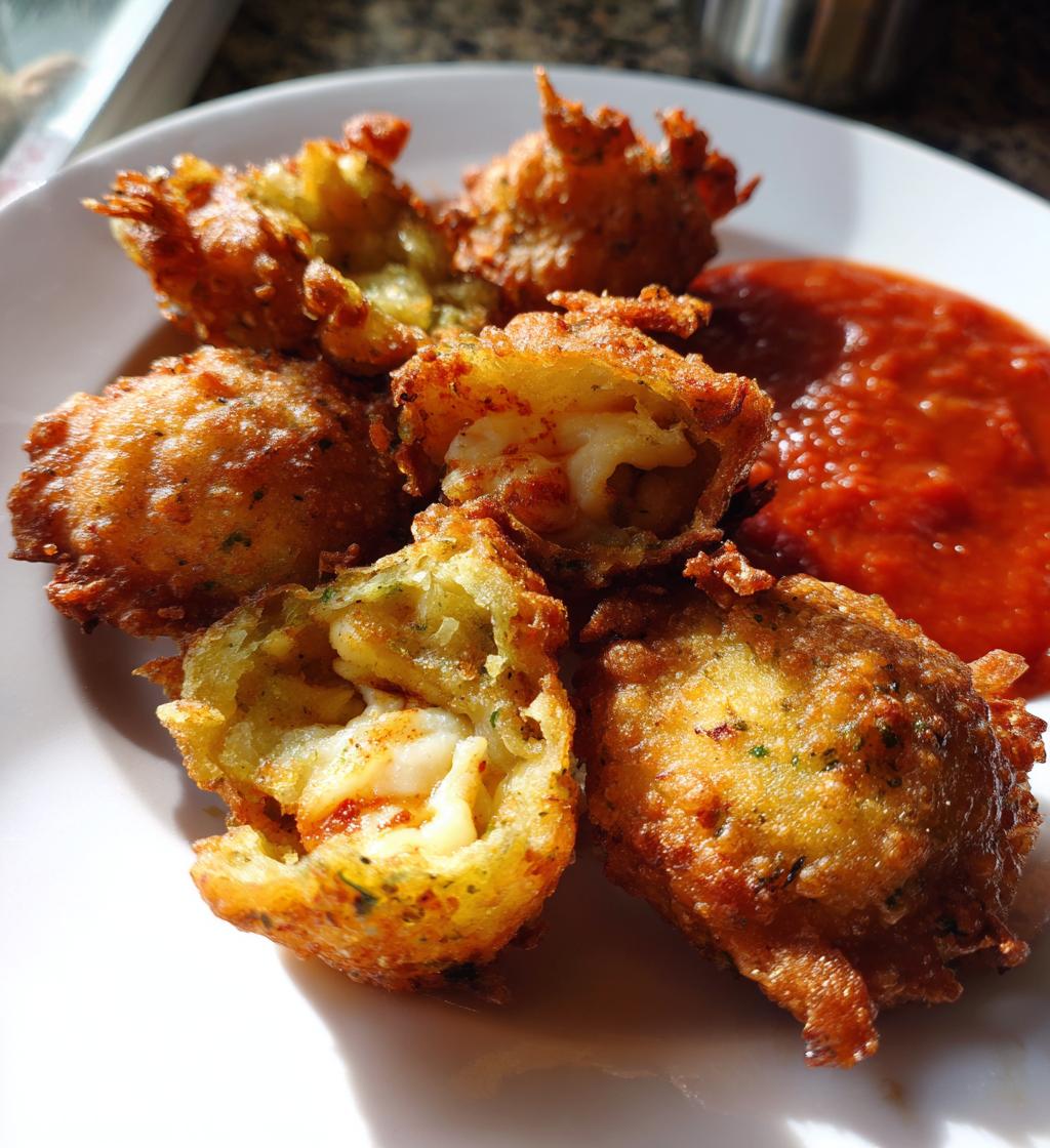 fried lobster ravioli