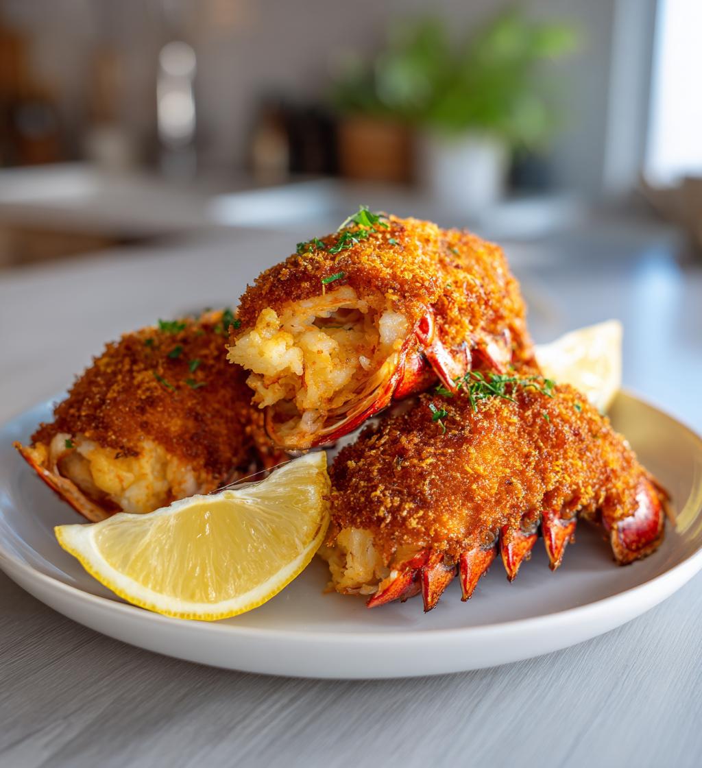 fried lobster tail recipe