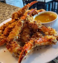 fried snow crab legs
