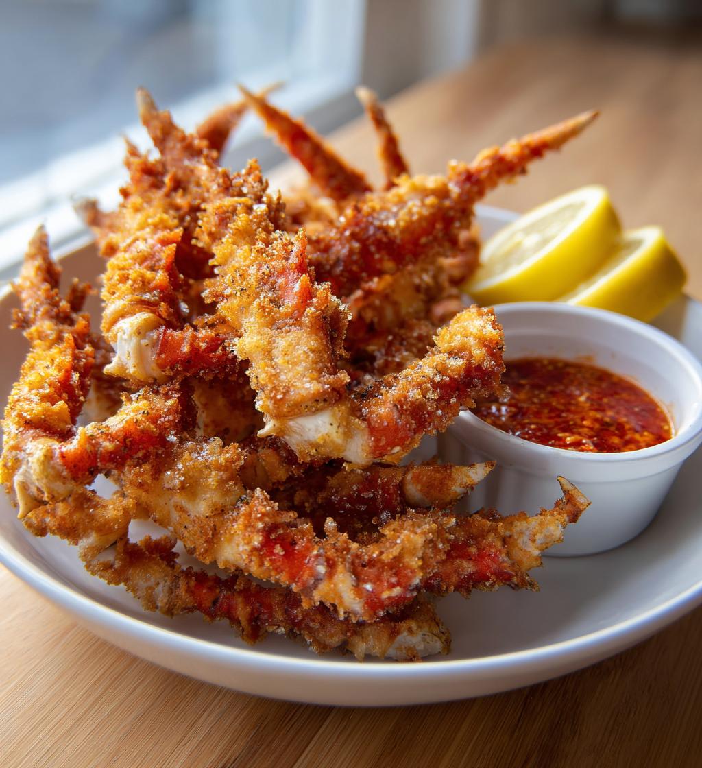 fried snow crab legs recipe