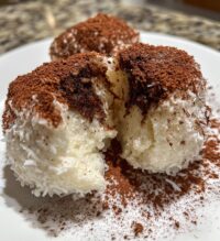 frosted coconut snowball