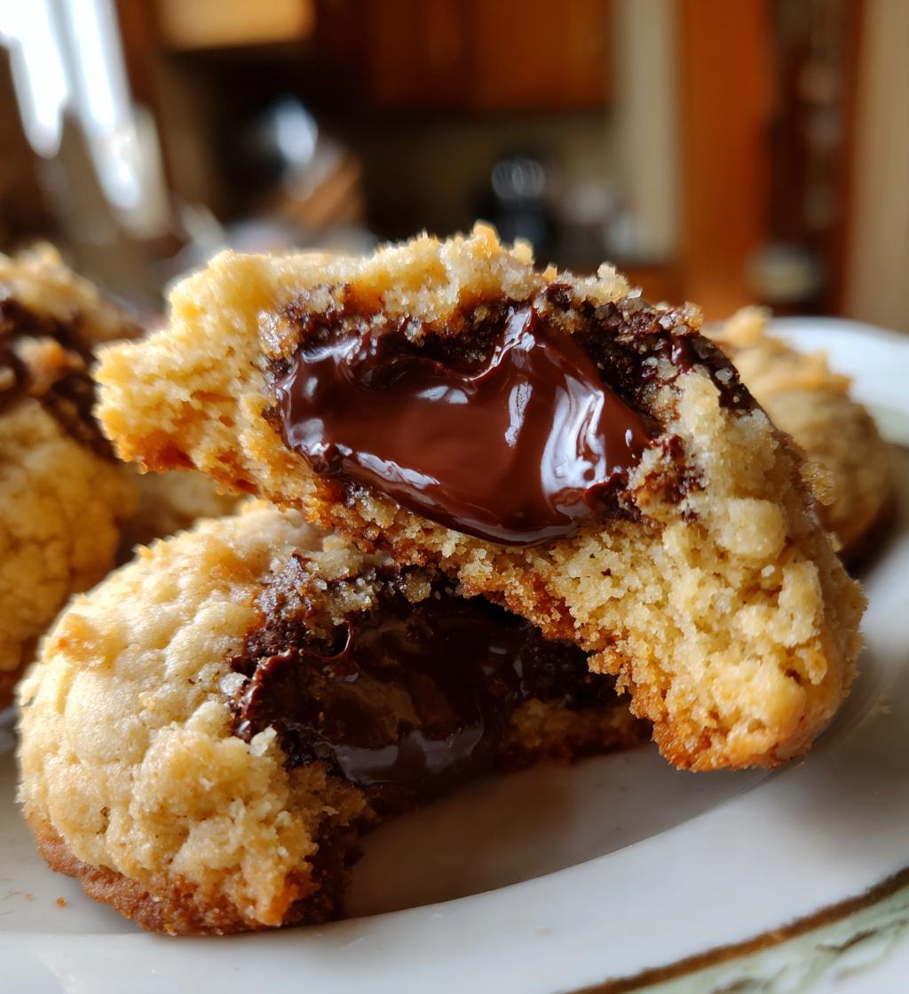 fudge thumbprint cookies