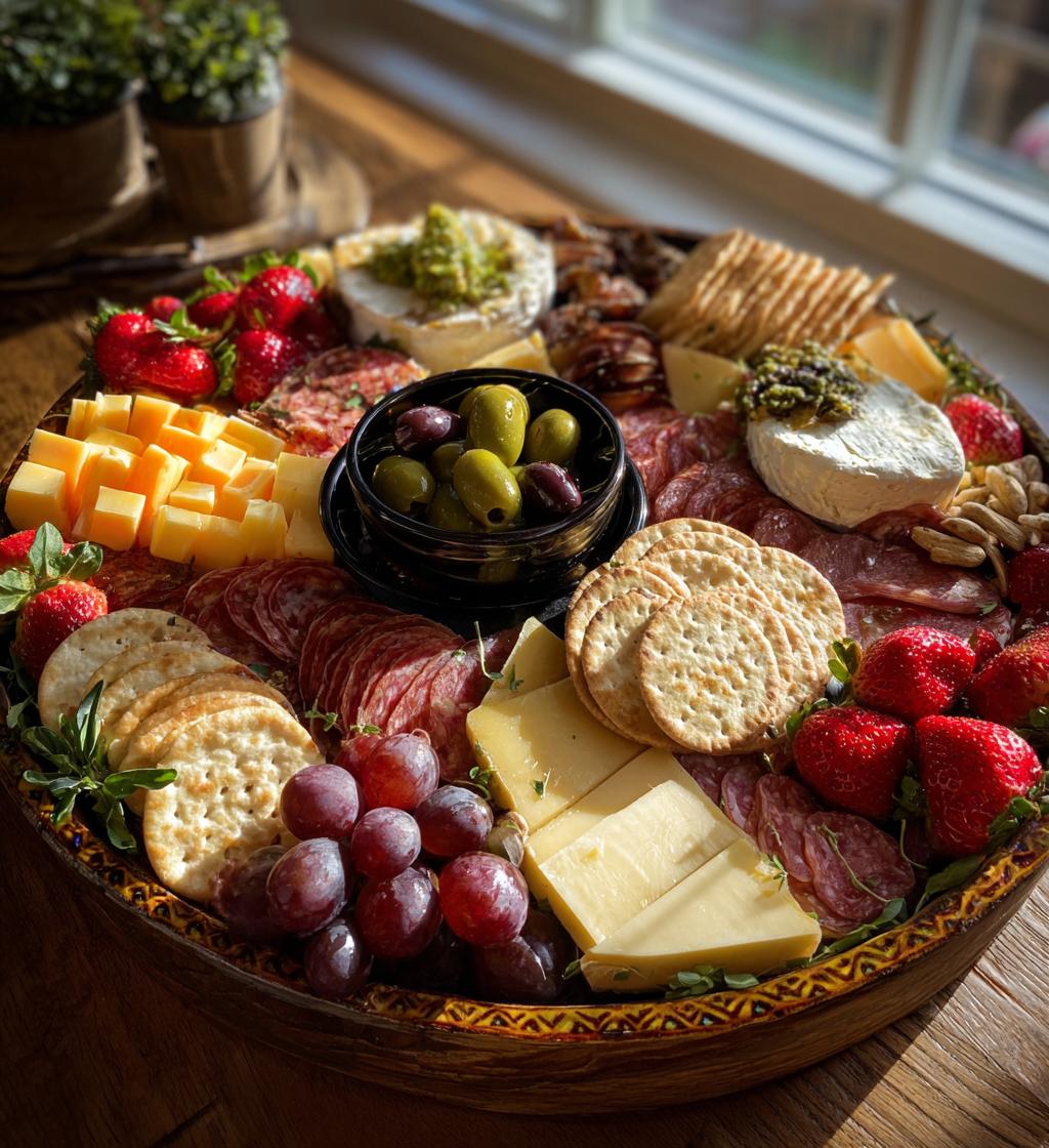 galentines charcuterie board