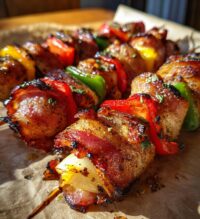 game day bacon skewers