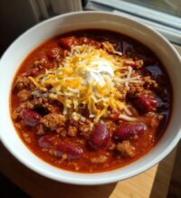game day chili crockpot