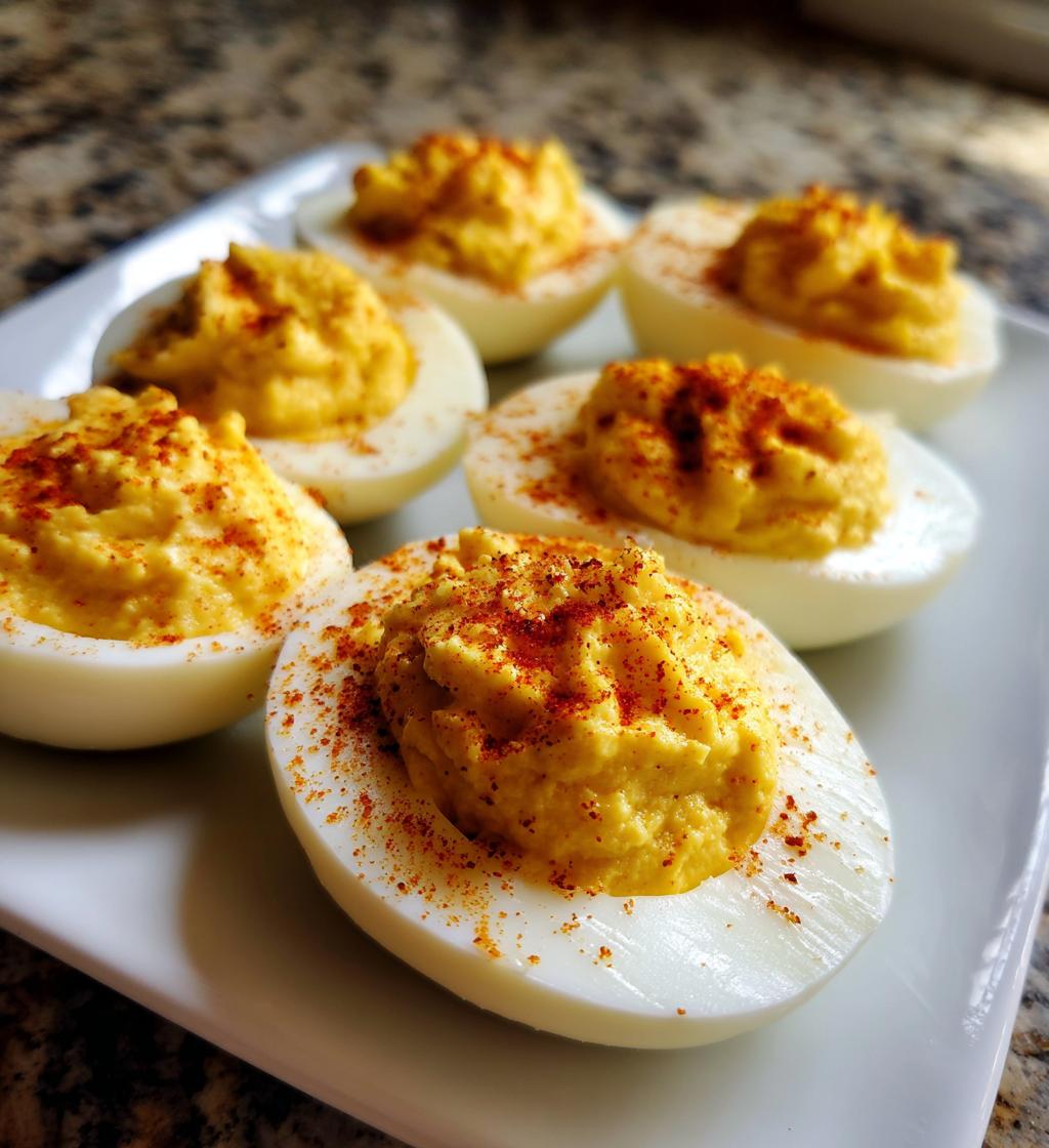 game day deviled eggs