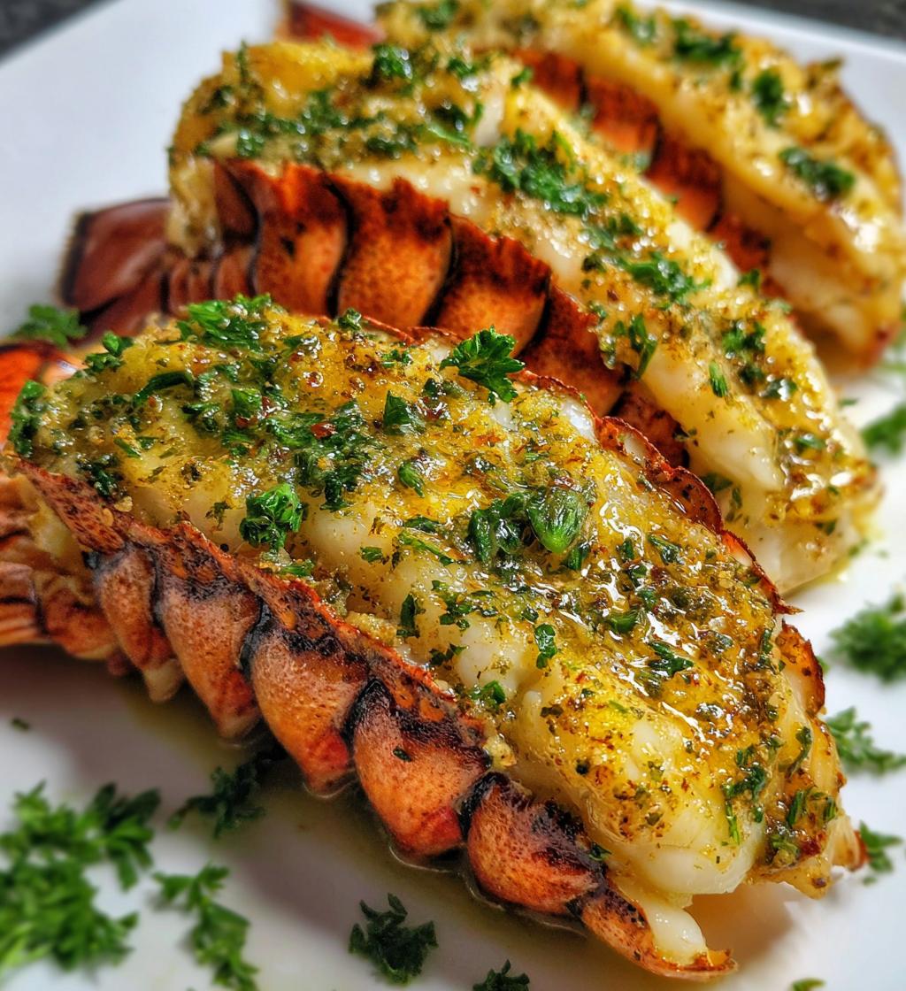 garlic butter lobster tail recipe