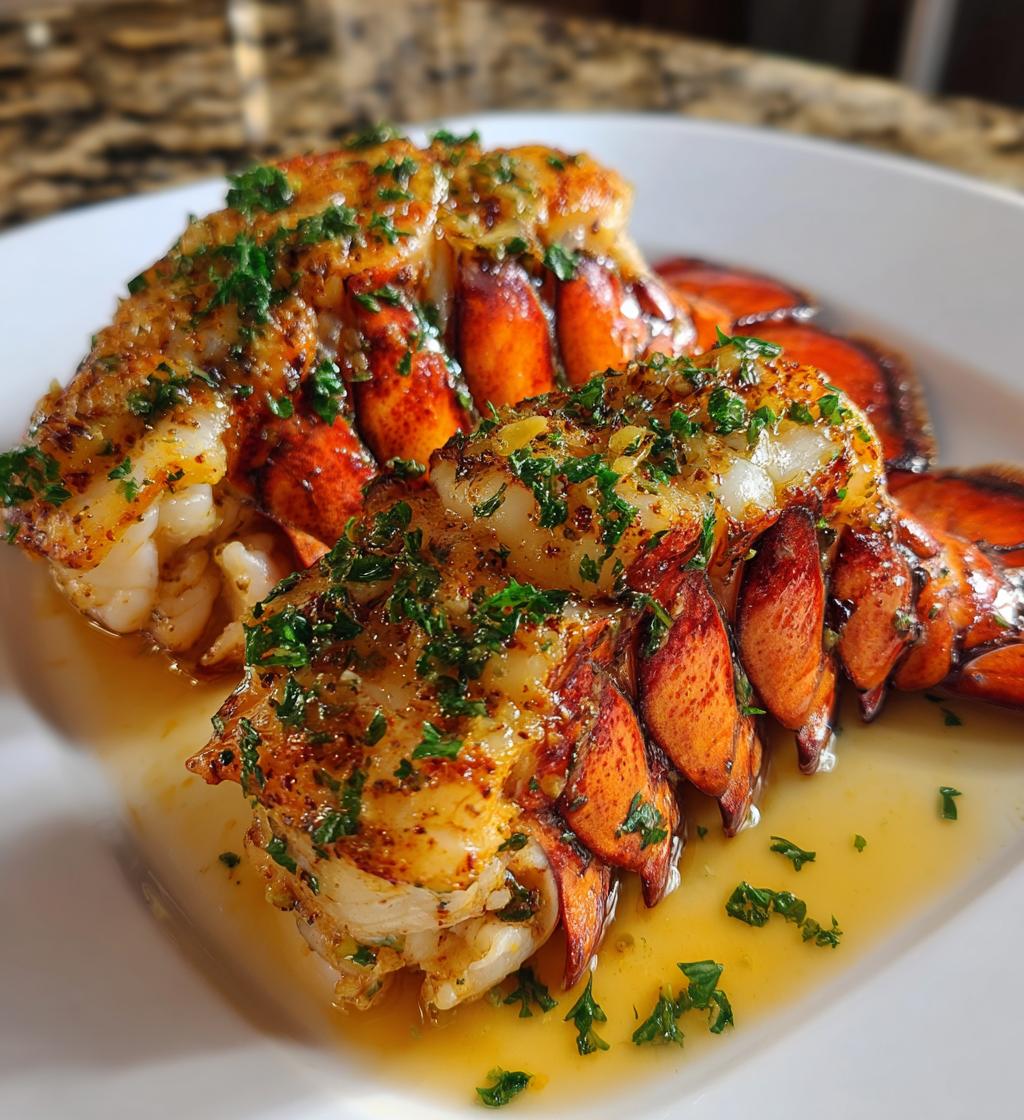 garlic butter lobster tails