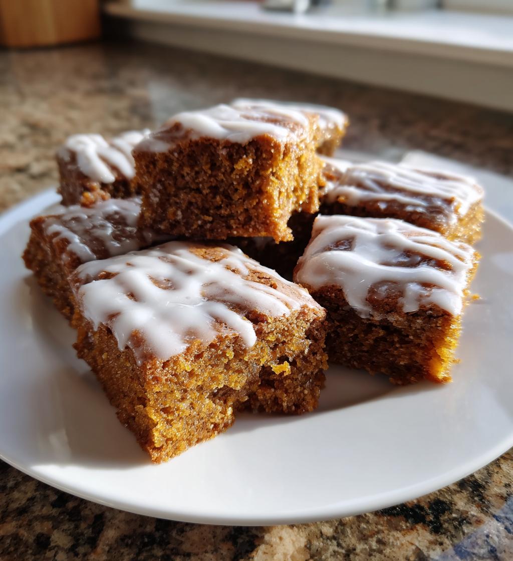 gingerbread bars