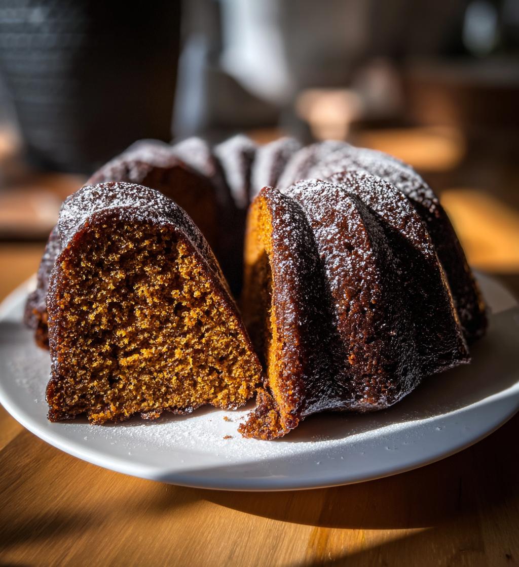 gingerbread bundt cake