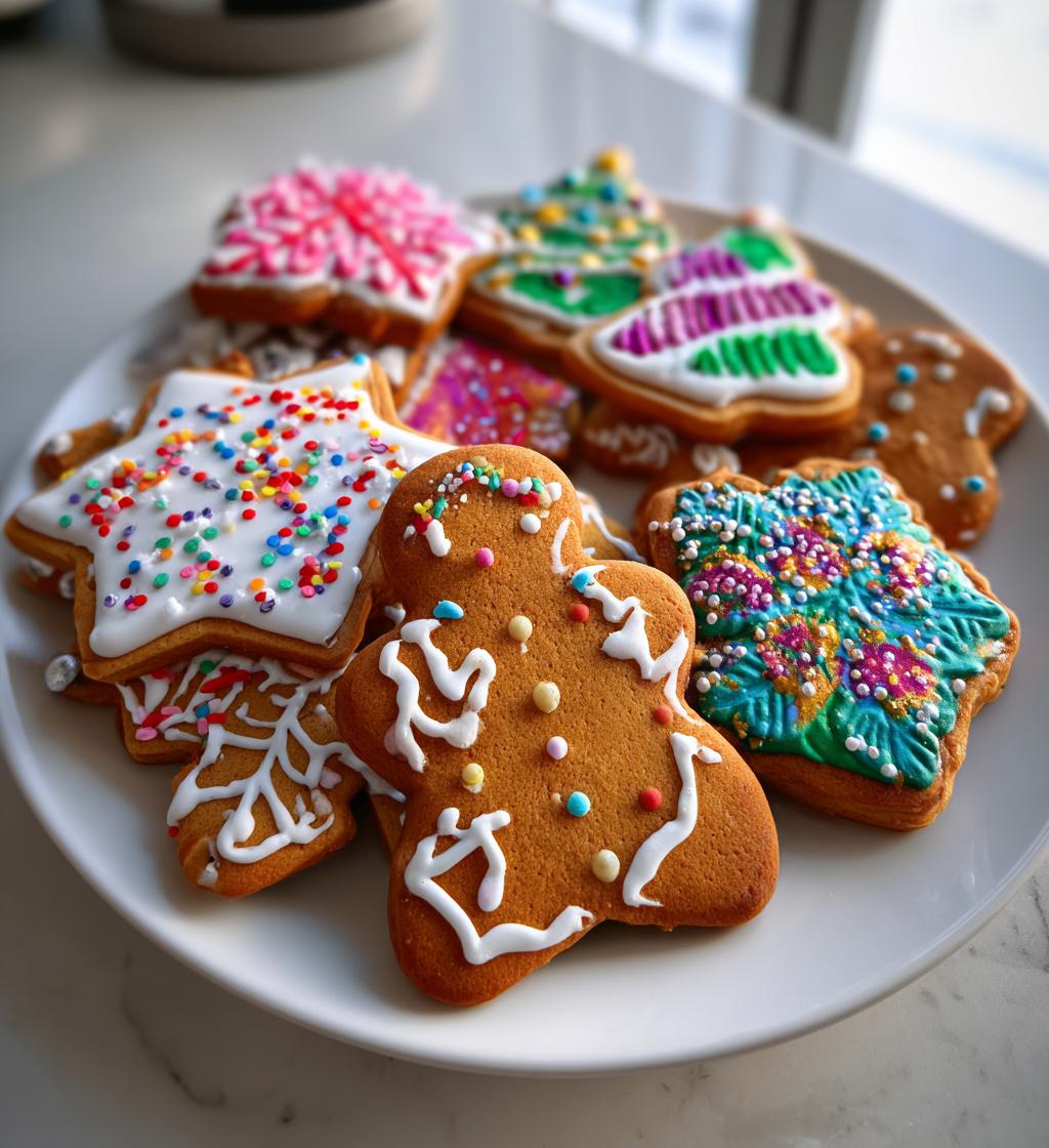 gingerbread cookies decorated ideas