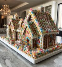gingerbread football stadium