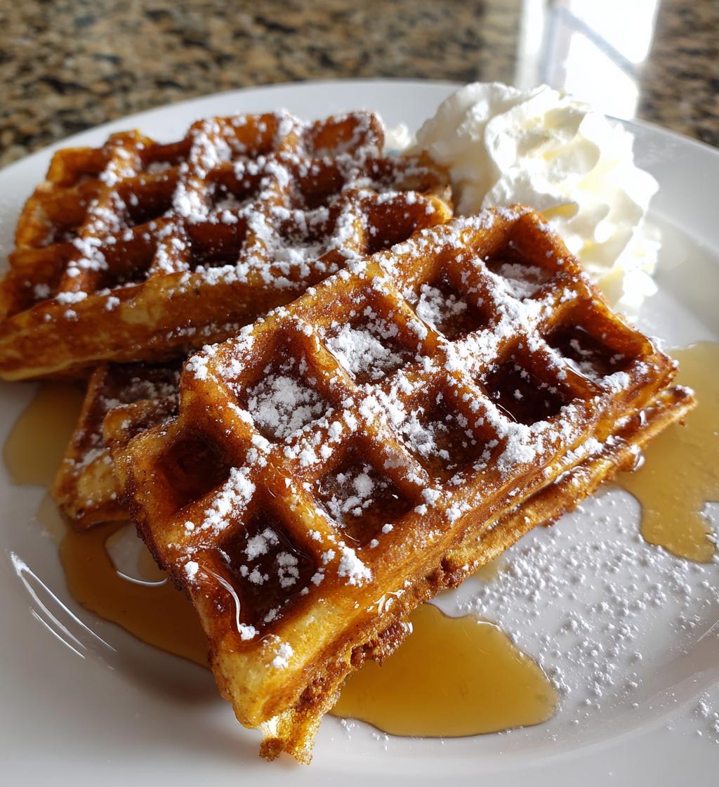 gingerbread waffles