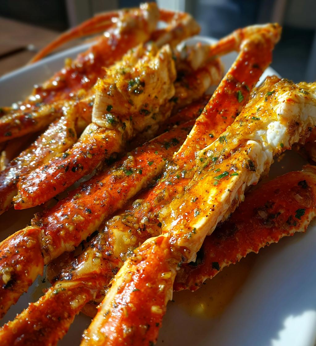 grilled crab legs
