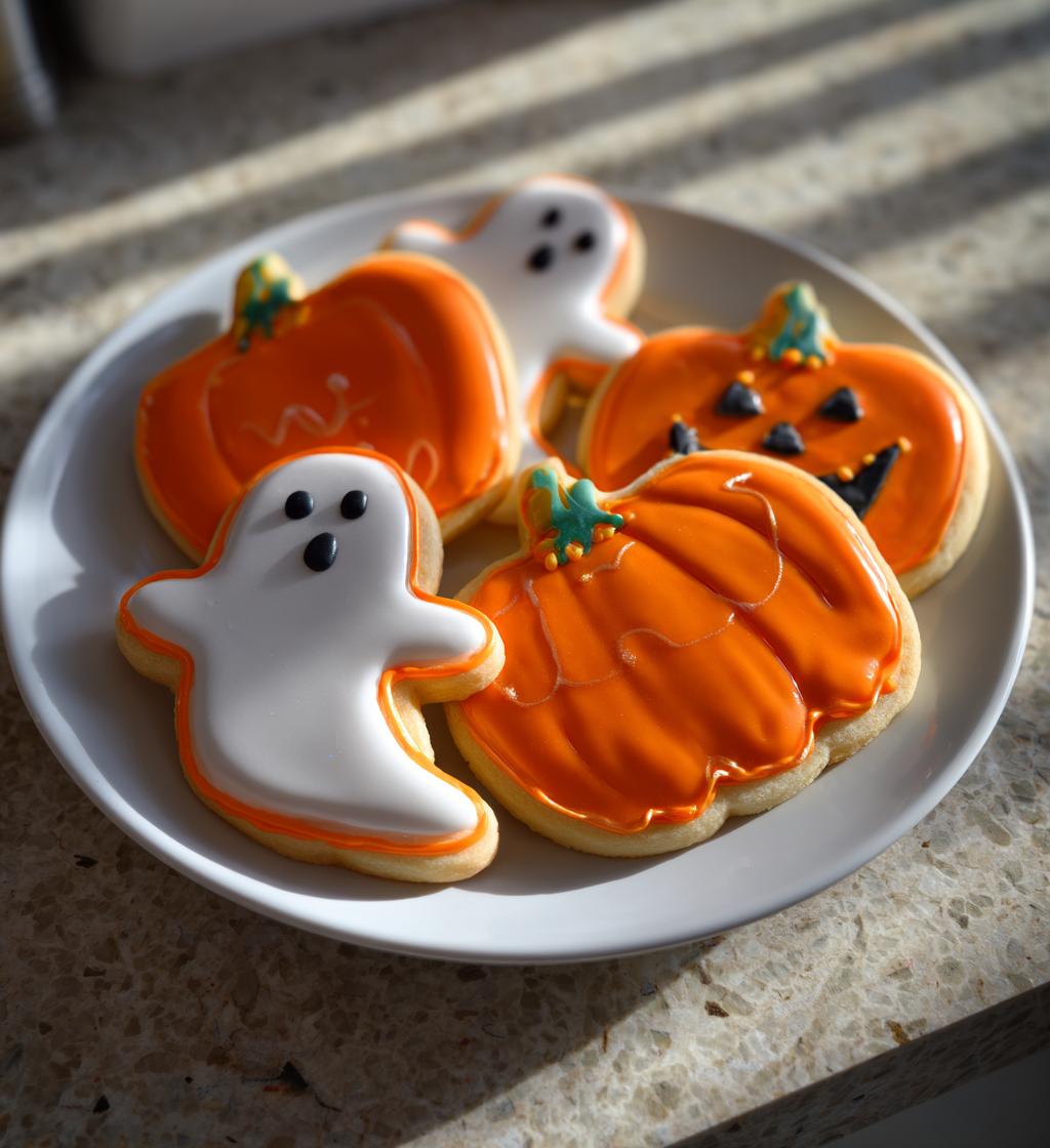 halloween royal icing cookies